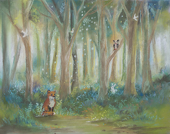 BRAND NEW :) 76x60 woodland animals poly